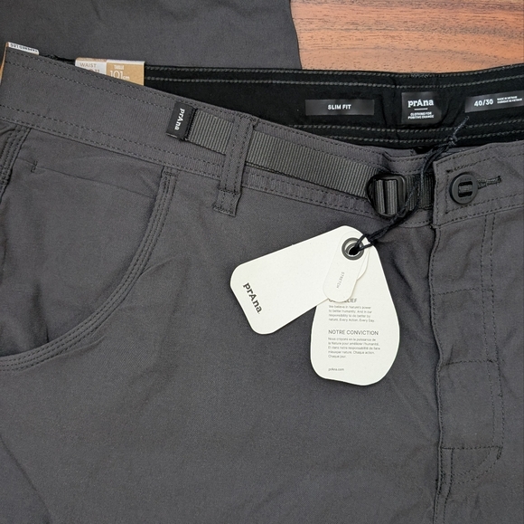 prAna Men's Stretch Zion Slim Fit Pants | US Men's 40x30 | NWT - Picture 7 of 11